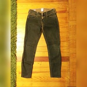 Ladies True Religion coated ankle jeans. Sz-24/26